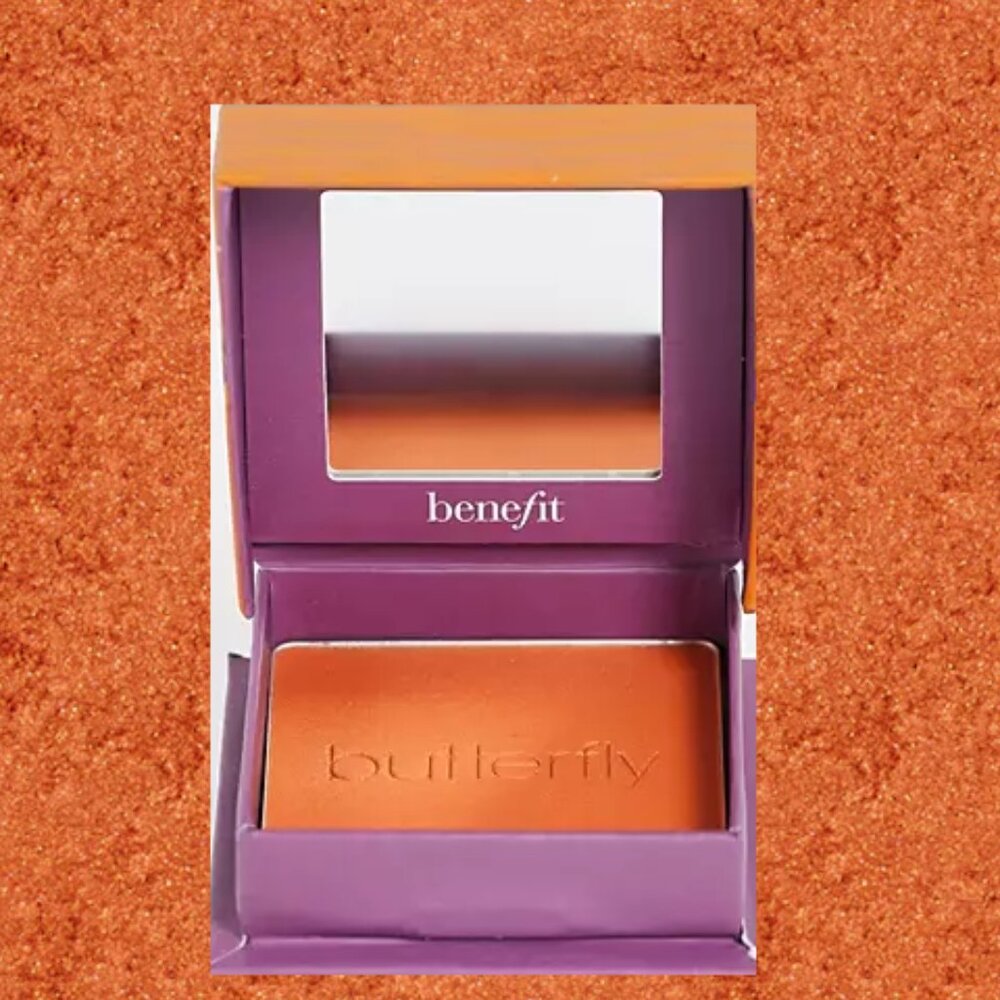 SALE! ✅ Benefit #BUTTERFLY Silky-Soft Powder Blush ✨ NEW IN BOX